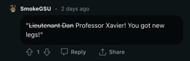 Screenshot of user @SmokeGSU's comment (Image via Reddit)